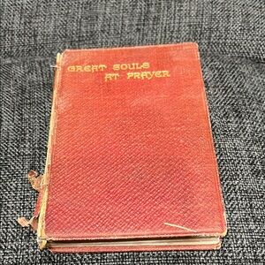 Red 'Great Souls at Prayer' Book